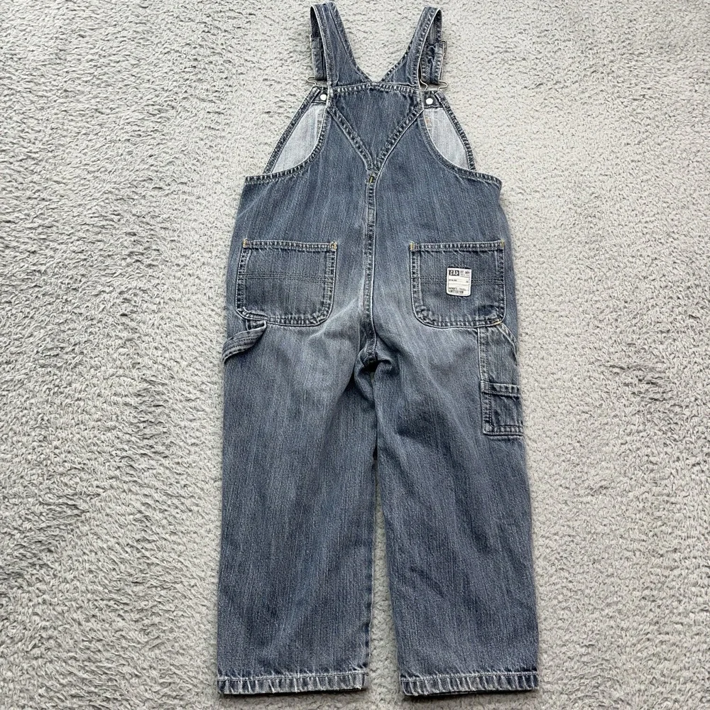 Baby GAP Carpenter Overalls Toddler‎ 3T Vintage Y2K Classic Blue Denim